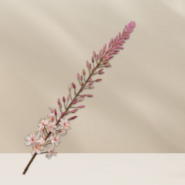 Eremurus steel crème 107 cm van Silk-ka, realistische zijdebloem met zachte kleurverlopen, verkrijgbaar bij BloomFever als losse steel.